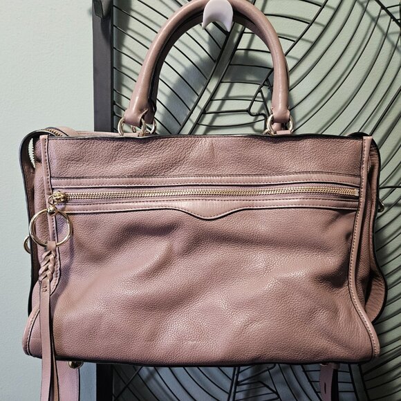 Rebecca Minkoff | Bedford Leather Satchel Shoulder Crossbody Bag - Picture 2 of 16